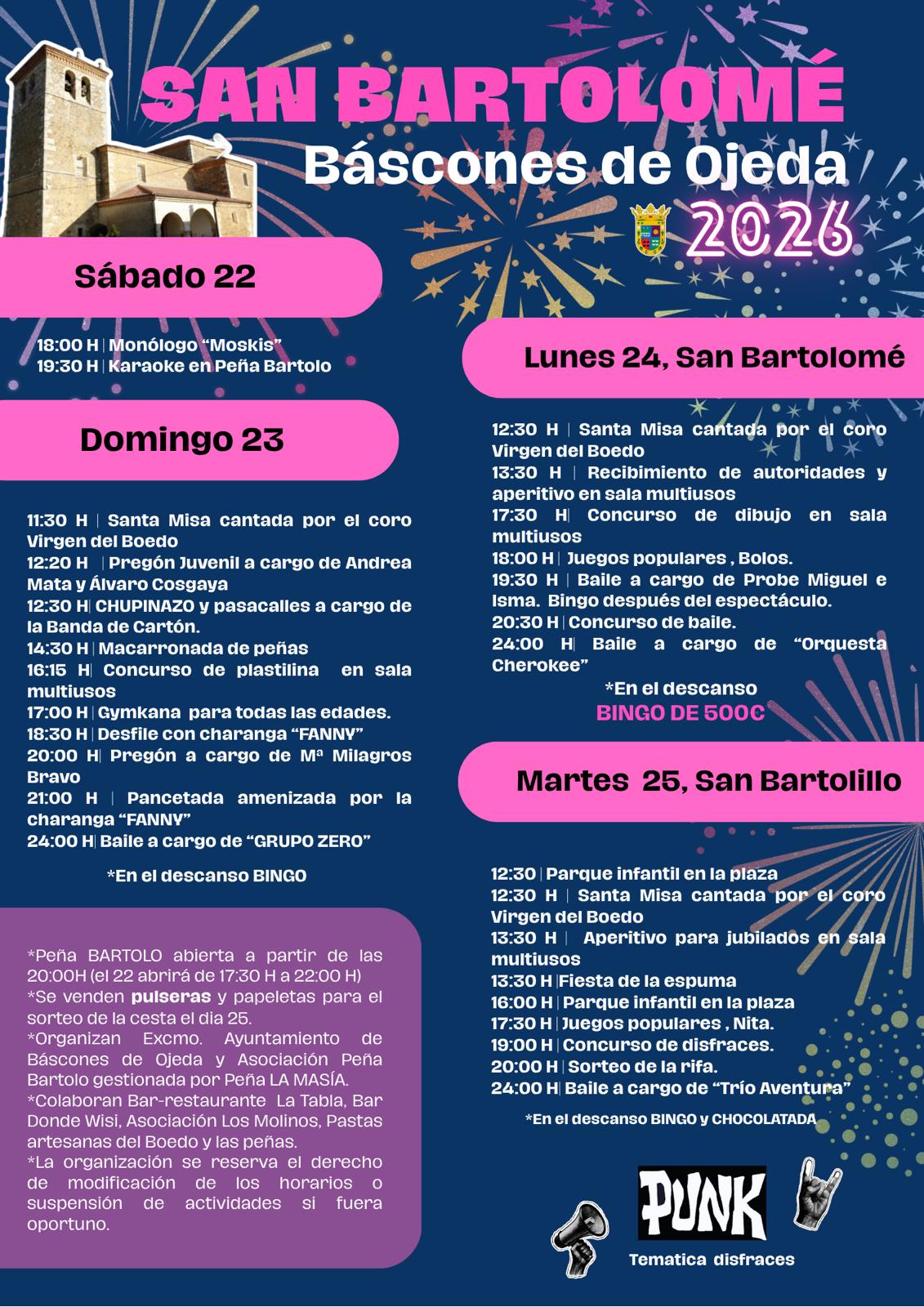 San Bartolomé 2026